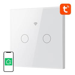 Gosund SLS2 bílý WiFi dotykový světelný vypínač dual Gosund SLS2 bílý WiFi dotykový světelný vypínač dual