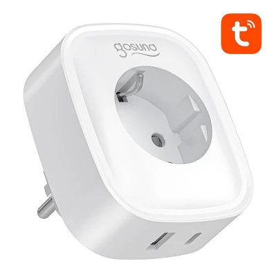 Gosund SP6 bílá 16A USB-C 20W chytrá Tuya WiFi/Bluetooth zásuvka