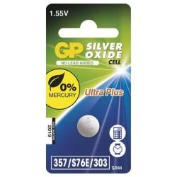 GP Batteries GP 357F1 Ultra Plus (SR44, 11.6 x 5.4 mm) - 1 ks GP Batteries GP 357F1 Ultra Plus (SR44, 11.6 x 5.4 mm) - 1 ks