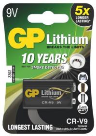 GP Batteries GP 9V CR-V9 lithiová - 1 ks GP Batteries GP 9V CR-V9 lithiová - 1 ks