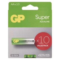 GP Batteries GP AA Super, alkalická (LR6) - 10 ks GP Batteries GP AA Super, alkalická (LR6) - 10 ks