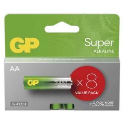 GP Batteries GP AA Super, alkalická (LR6) - 8 ks GP Batteries GP AA Super, alkalická (LR6) - 8 ks