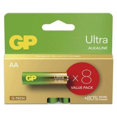 GP Batteries GP AA Ultra alkalická (LR6) - 8 ks GP Batteries GP AA Ultra alkalická (LR6) - 8 ks