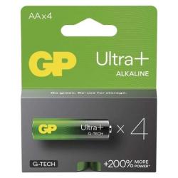 GP Batteries GP AA Ultra Plus, alkalická (LR6) - 4 ks GP Batteries GP AA Ultra Plus, alkalická (LR6) - 4 ks
