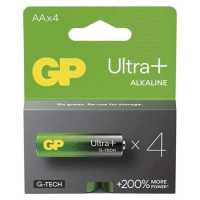 GP Batteries GP AA Ultra Plus, alkalická (LR6) - 4 ks GP Batteries GP AA Ultra Plus, alkalická (LR6) - 4 ks
