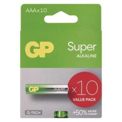 GP Batteries GP AAA Super, alkalická (LR03) - 10 ks GP Batteries GP AAA Super, alkalická (LR03) - 10 ks