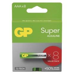 GP Batteries GP AAA Super alkalická (LR03) - 8 ks GP Batteries GP AAA Super alkalická (LR03) - 8 ks