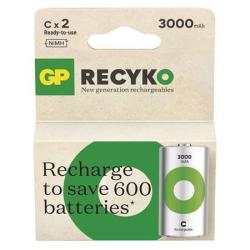 GP Batteries GP C ReCyko 3 000 mAh, nabíjecí (HR14), 2 ks PP