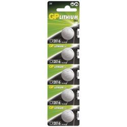 GP Batteries GP CR2016 - 5 ks GP Batteries GP CR2016 - 5 ks