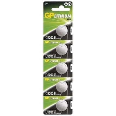 GP Batteries GP CR2025 - 5 ks GP Batteries GP CR2025 - 5 ks
