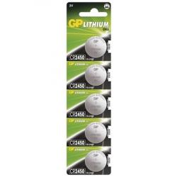 GP Batteries GP CR2450 - 5 ks GP Batteries GP CR2450 - 5 ks