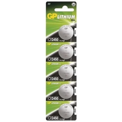 GP Batteries GP CR2450 - 5 ks GP Batteries GP CR2450 - 5 ks