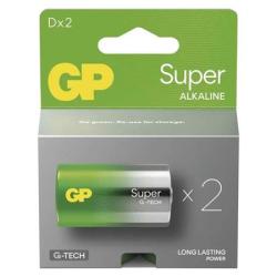 GP Batteries GP D Super alkalická (LR20) - 2 ks GP Batteries GP D Super alkalická (LR20) - 2 ks