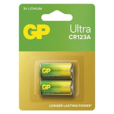 GP Batteries GP Lithiová baterie GP Ultra CR123A - 2 ks GP Batteries GP Lithiová baterie GP Ultra CR123A - 2 ks