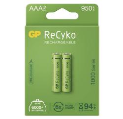 GP Batteries Nabíjecí baterie GP NiMH ReCyko+ AAA 2 ks GP Batteries Nabíjecí baterie GP NiMH ReCyko+ AAA 2 ks