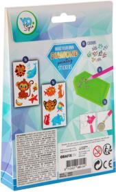 GRAFIX Diamantové samolepky kreativní set lepení kamínků diamond painting 3 druhy