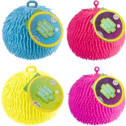 GRAFIX Ježura míček velký strečový s třásněmi balonek střapatý 4 barvy