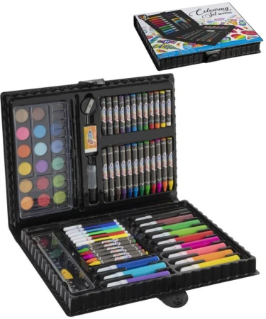 GRAFIX Malířská sada velká XL kreativní set na kreslení 80ks v kufříku GRAFIX Malířská sada velká XL kreativní set na kreslení 80ks v kufříku