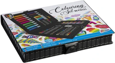 GRAFIX Malířská sada velká XL kreativní set na kreslení 80ks v kufříku