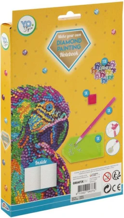 GRAFIX Výroba diáře z kamínků A5 kreativní set Diamond Painting 3 druhy