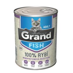 Grand deluxe Cat 100 % rybí, konzerva 400 g Grand deluxe Cat 100 % rybí, konzerva 400 g