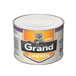 Grand deluxe Cat Junior 100 % kuřecí, konzerva 180 g (bal. 12 ks) Grand deluxe Cat Junior 100 % kuřecí, konzerva 180 g (bal. 12 ks)