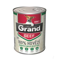 Grand deluxe Dog Adult 100 % hovězí, konzerva 400 g (bal. 6 ks)