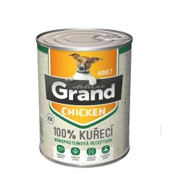 Grand deluxe Dog Adult 100 % kuřecí, konzerva 400 g (bal. 6 ks)