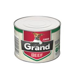 Grand deluxe Dog Junior 100 % hovězí, konzerva 180 g