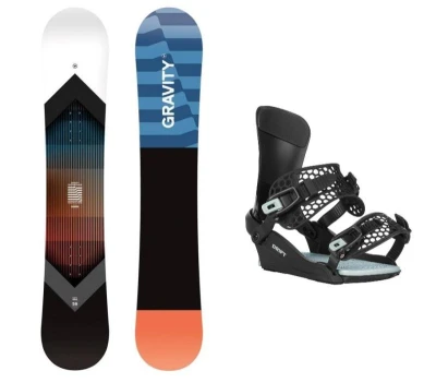Gravity Adventure 25/26 pánský snowboard + Gravity Drift black/sage vázání + sleva 500,- na příslušenství Gravity Adventure 25/26 pánský snowboard + Gravity Drift black/sage vázání + sleva 500,- na příslušenství