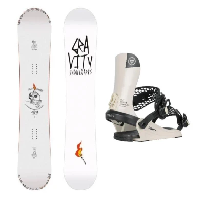 Gravity Contra 25/26 pánský snowboard + Gravity Drift bone/black vázání + sleva 600,- na příslušenství Gravity Contra 25/26 pánský snowboard + Gravity Drift bone/black vázání + sleva 600,- na příslušenství
