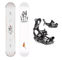 Gravity Contra 25/26 pánský snowboard + Raven Fastec FT360 black vázání + sleva 500,- na příslušenství