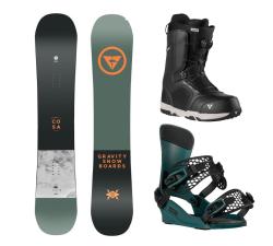 Gravity Cosa 24/25 snowboard + Gravity Drift steel green vázání + Gravity Recon Atop black boty + sleva 500,- na příslušenství