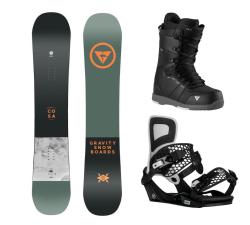 Gravity Cosa 24/25 snowboard + Gravity Indy black/white vázání + Gravity Void black/grey boty + sleva 200,- na příslušenství Gravity Cosa 24/25 snowboard + Gravity Indy black/white vázání + Gravity Void black/grey boty + sleva 200,- na příslušenství