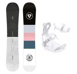 Gravity Electra 23/24 dámsky snowboard + Raven FT360 white viazanie
