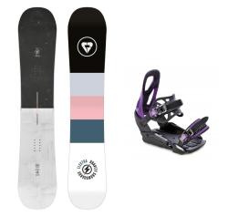 Gravity Electra 23/24 dámský snowboard + Raven S230 Black/violet vázání Gravity Electra 23/24 dámský snowboard + Raven S230 Black/violet vázání