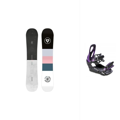 Gravity Electra 23/24 dámský snowboard + Raven S230 Black/violet vázání