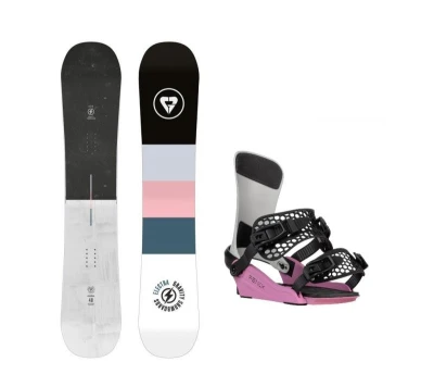 Gravity Electra 24/25 dámský snowboard + Gravity Fenix grey/rose vázání + sleva 600,- na příslušenství Gravity Electra 24/25 dámský snowboard + Gravity Fenix grey/rose vázání + sleva 600,- na příslušenství