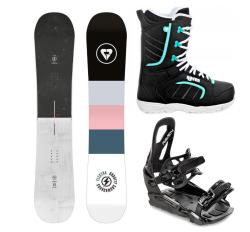 Gravity Electra 24/25 dámský snowboard + Raven S230 Black vázání + Raven Diva black/mint boty Gravity Electra 24/25 dámský snowboard + Raven S230 Black vázání + Raven Diva black/mint boty