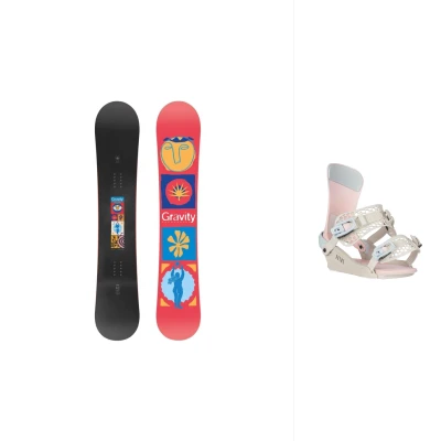 Gravity Electra 25/26 dámský snowboard + Gravity Fenix candy vázání