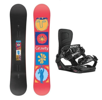 Gravity Electra 25/26 dámský snowboard + Gravity Rise black 25/26 snb vázání + sleva 500,- na příslušenství Gravity Electra 25/26 dámský snowboard + Gravity Rise black 25/26 snb vázání + sleva 500,- na příslušenství