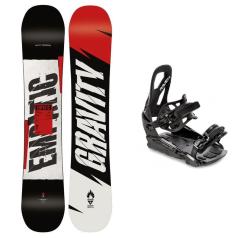 Gravity Empatic snowboard + Raven S230 Black viazanie Gravity Empatic snowboard + Raven S230 Black viazanie