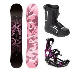 Gravity Empire 24/25 dámský snowboard + Raven Fastec FT360 black/fuchsia vázání + Raven Target ATOP obuv Gravity Empire 24/25 dámský snowboard + Raven Fastec FT360 black/fuchsia vázání + Raven Target ATOP obuv