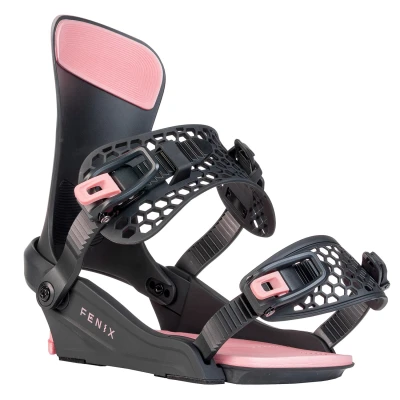 Gravity Fenix black/peach 26/27 dámské snowboardové vázání