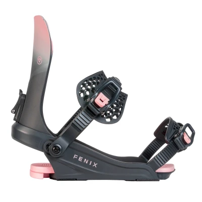 Gravity Fenix black/peach 26/27 dámské snowboardové vázání