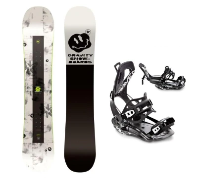 Gravity Madball 25/26 pánský snowboard + Raven Fastec FT360 black vázání