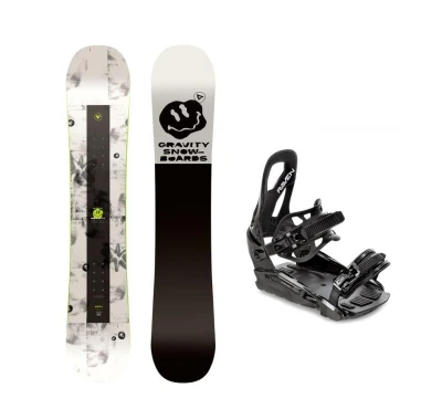 Gravity Madball 25/26 pánský snowboard + Raven S230 Black vázání