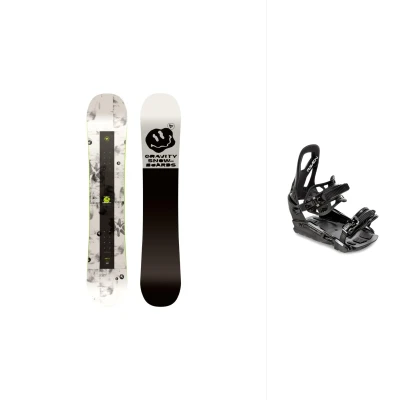 Gravity Madball 25/26 pánský snowboard + Raven S230 Black vázání