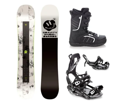 Gravity Madball 25/26 snowboard + Raven Fastec FT360 black vázání + Raven Target obuv