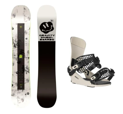 Gravity Madball 25/26 pánský snowboard + Gravity Drift bone/black vázání + sleva 400,- na příslušenství Gravity Madball 25/26 pánský snowboard + Gravity Drift bone/black vázání + sleva 400,- na příslušenství